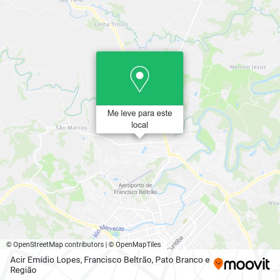 Acir Emídio Lopes mapa