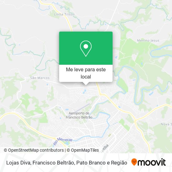 Lojas Diva mapa