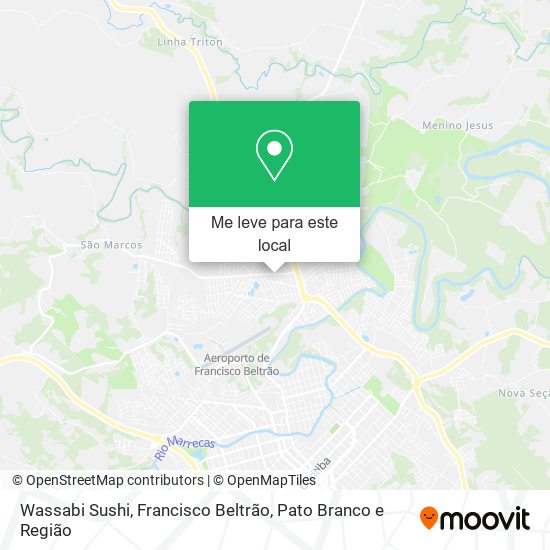 Wassabi Sushi mapa