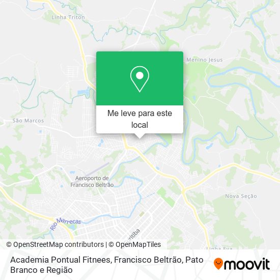 Academia Pontual Fitnees mapa