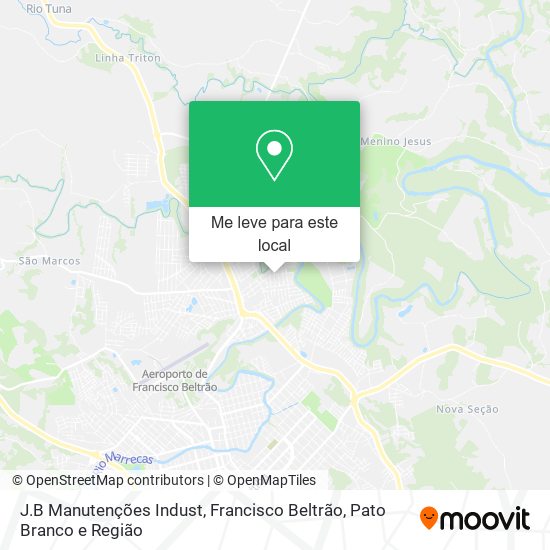 J.B Manutenções Indust mapa
