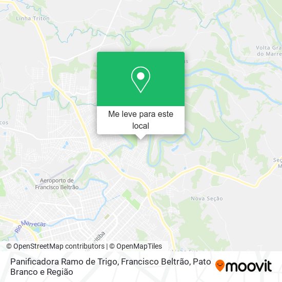 Panificadora Ramo de Trigo mapa