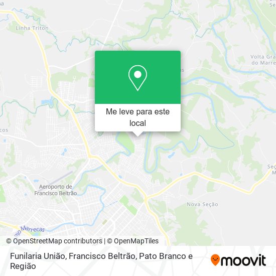 Funilaria União mapa