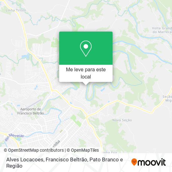 Alves Locacoes mapa
