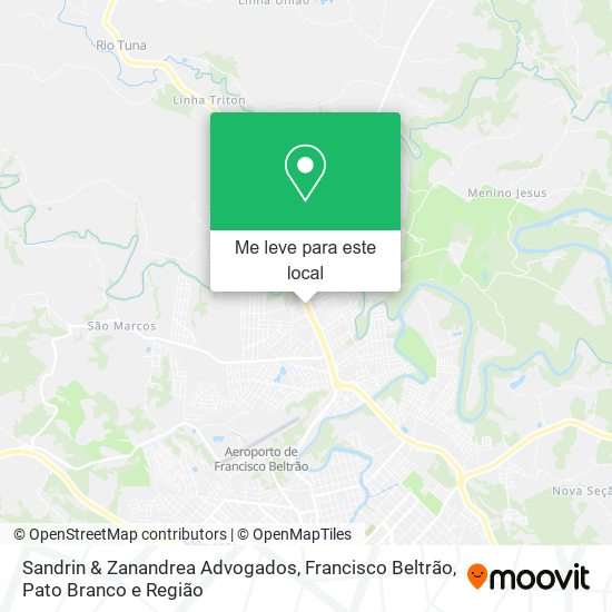 Sandrin & Zanandrea Advogados mapa