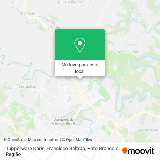 Tupperware Karin mapa