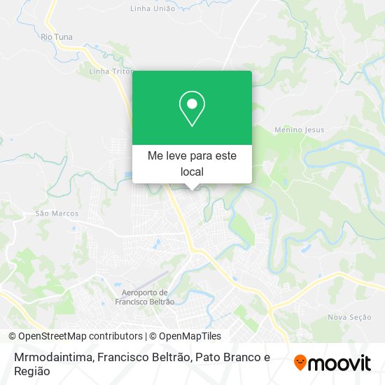 Mrmodaintima mapa