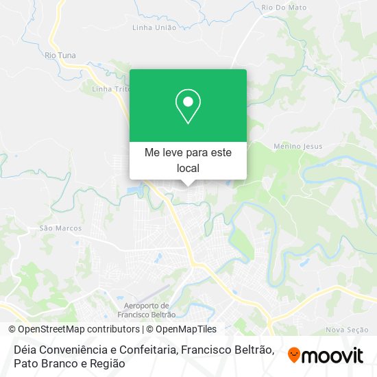 Déia Conveniência e Confeitaria mapa