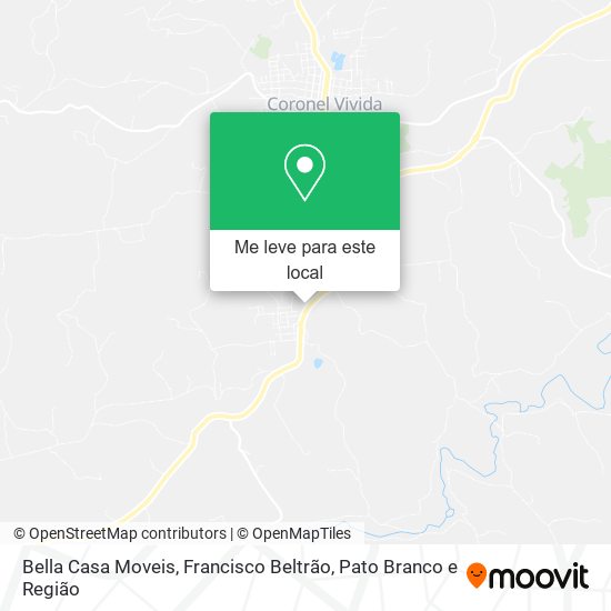 Bella Casa Moveis mapa