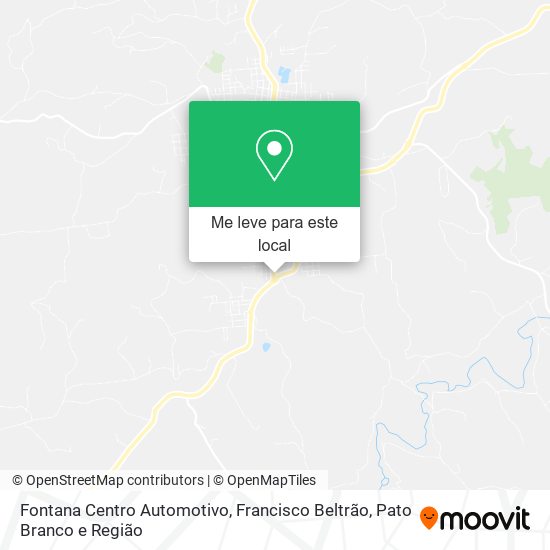 Fontana Centro Automotivo mapa