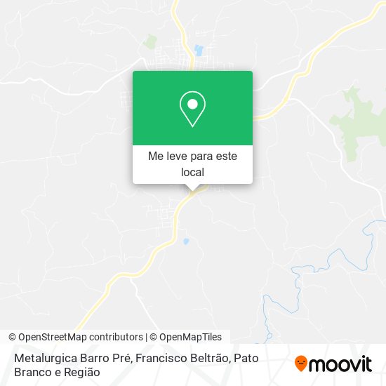 Metalurgica Barro Pré mapa