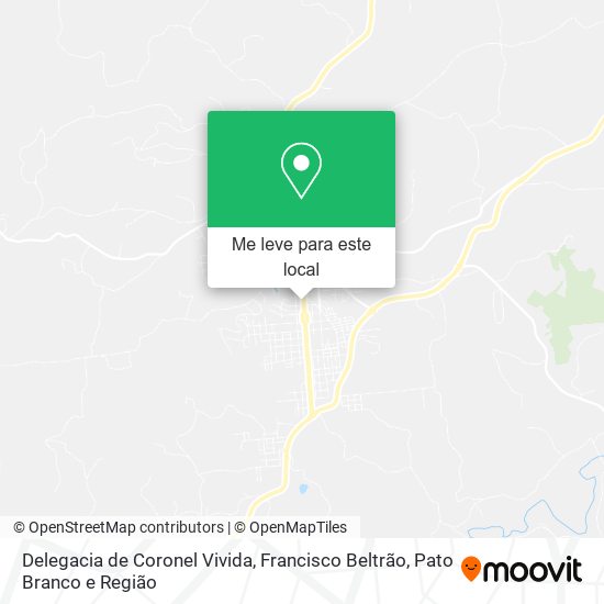 Delegacia de Coronel Vivida mapa