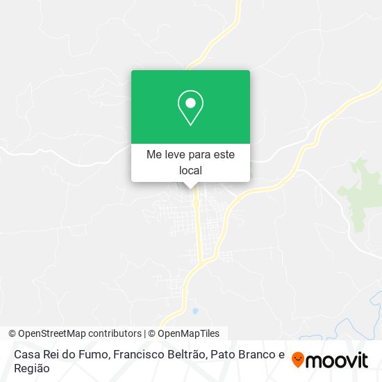 Casa Rei do Fumo mapa