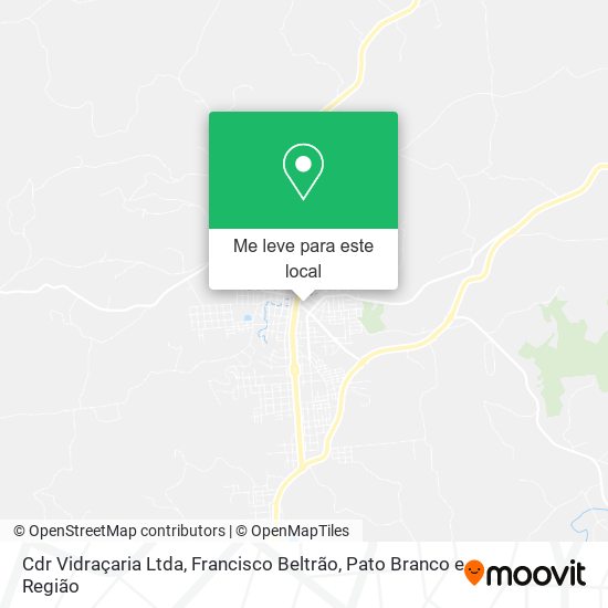 Cdr Vidraçaria Ltda mapa