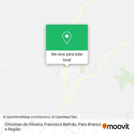 Chrystian de Oliveira mapa