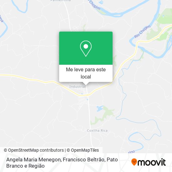 Angela Maria Menegon mapa