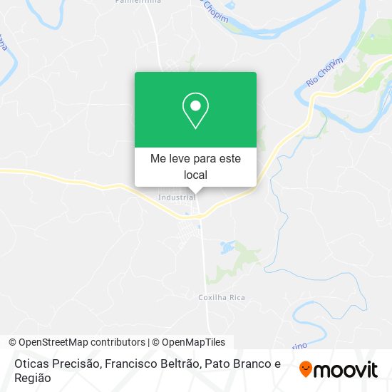 Oticas Precisão mapa