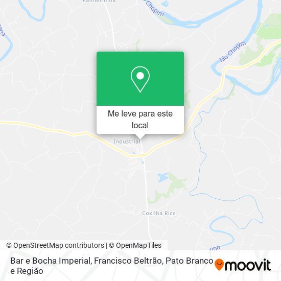 Bar e Bocha Imperial mapa