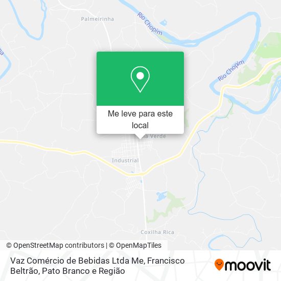 Vaz Comércio de Bebidas Ltda Me mapa