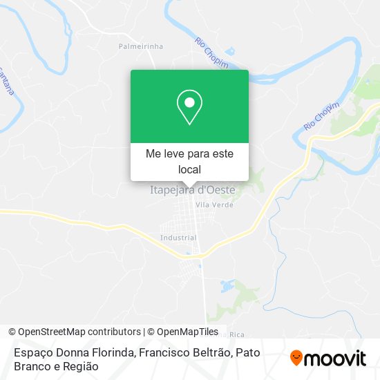 Espaço Donna Florinda mapa