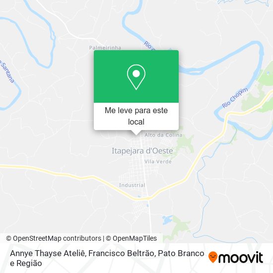 Annye Thayse Ateliê mapa