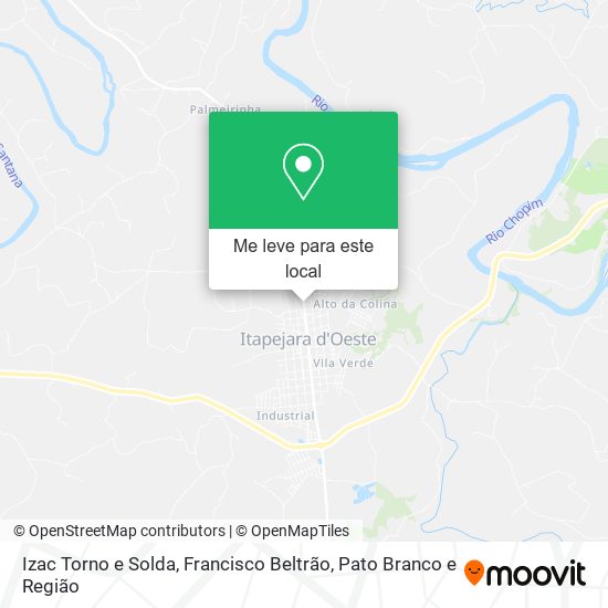 Izac Torno e Solda mapa