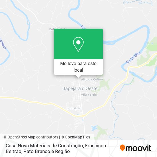 Casa Nova Materiais de Construção mapa