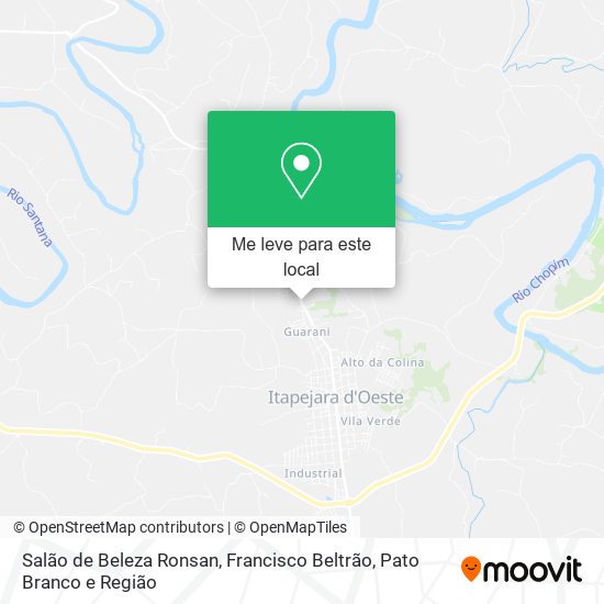 Salão de Beleza Ronsan mapa