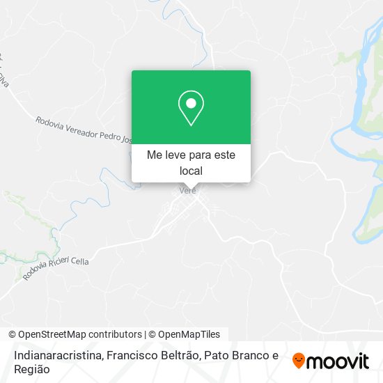 Indianaracristina mapa