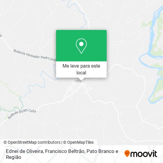 Ednei de Oliveira mapa