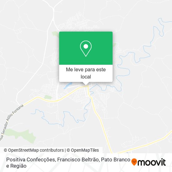 Positiva Confecções mapa