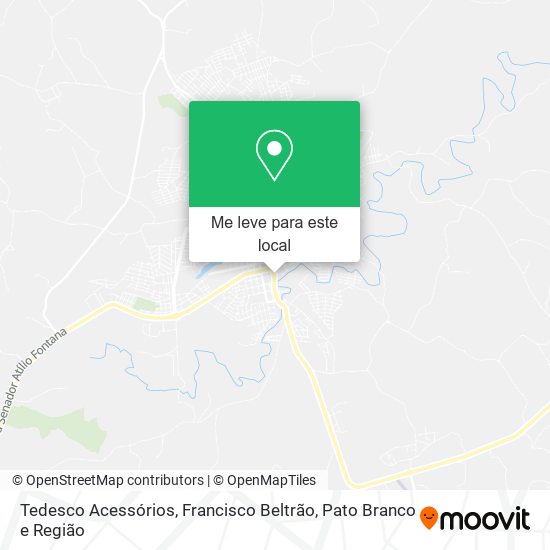 Tedesco Acessórios mapa