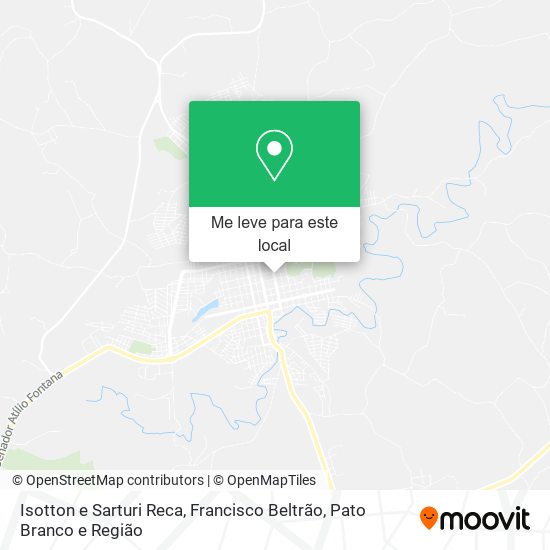 Isotton e Sarturi Reca mapa