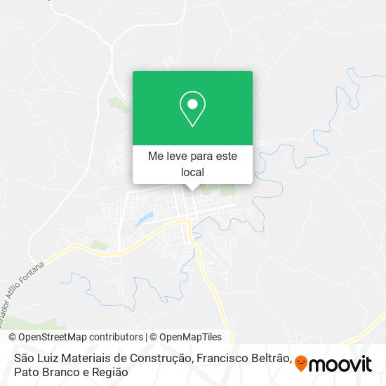São Luiz Materiais de Construção mapa