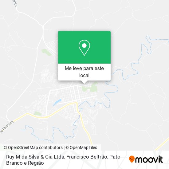Ruy M da Silva & Cia Ltda mapa