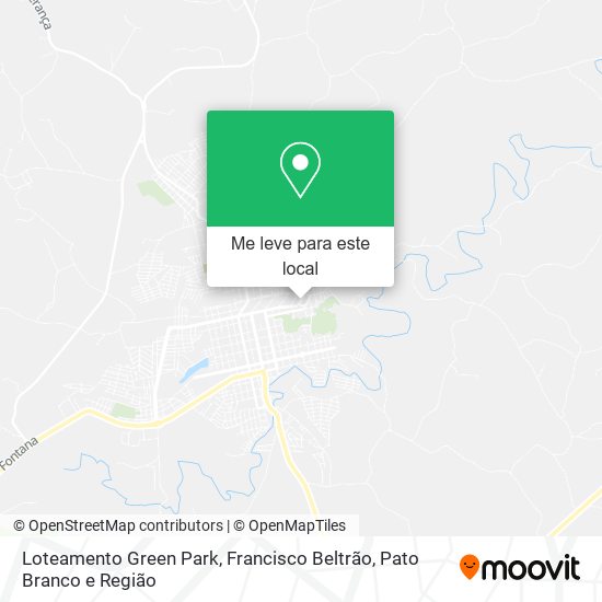 Loteamento Green Park mapa