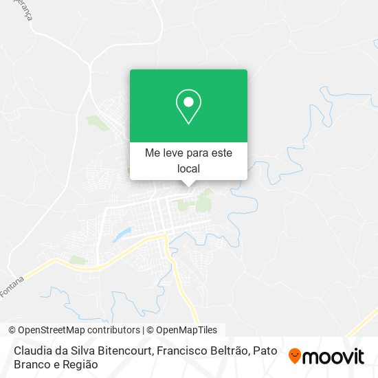 Claudia da Silva Bitencourt mapa