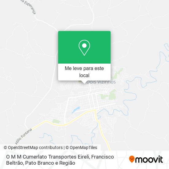 O M M Cumerlato Transportes Eireli mapa