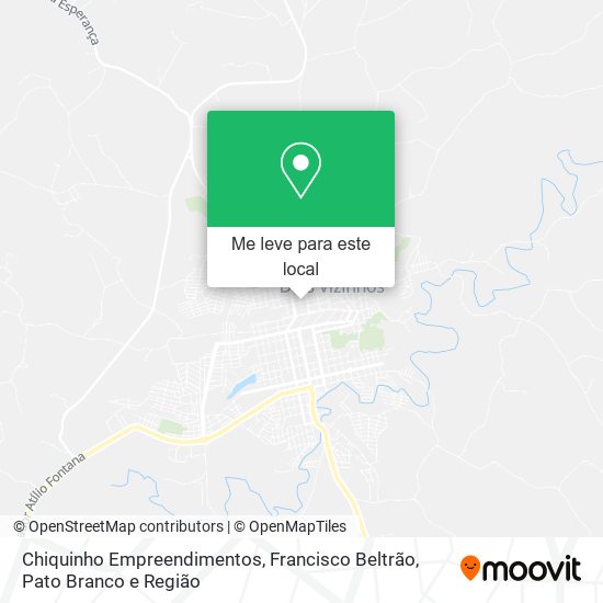 Chiquinho Empreendimentos mapa