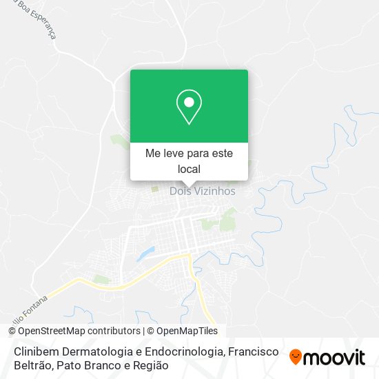 Clinibem Dermatologia e Endocrinologia mapa