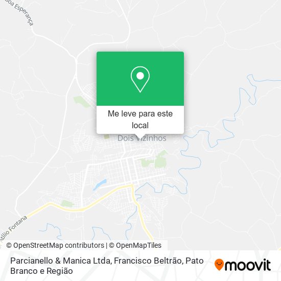 Parcianello & Manica Ltda mapa