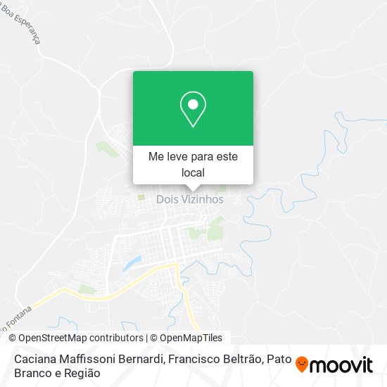 Caciana Maffissoni Bernardi mapa