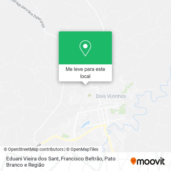Eduani Vieira dos Sant mapa