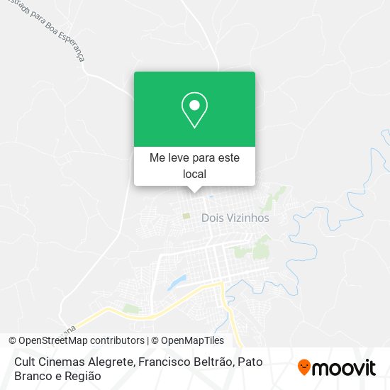 Cult Cinemas Alegrete mapa