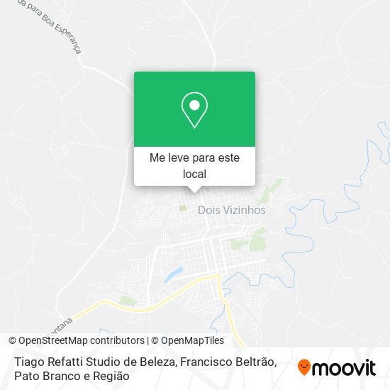 Tiago Refatti Studio de Beleza mapa