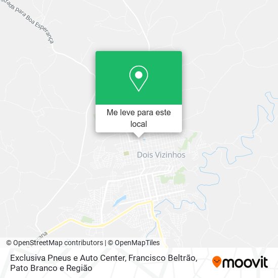 Exclusiva Pneus e Auto Center mapa