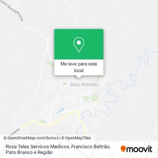 Rosa Teles Servicos Medicos mapa