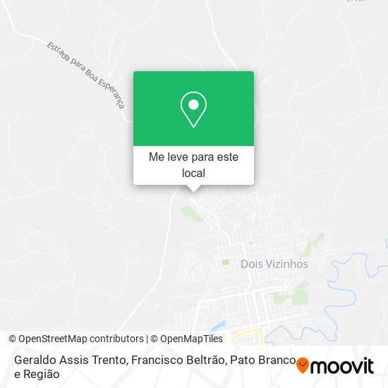 Geraldo Assis Trento mapa