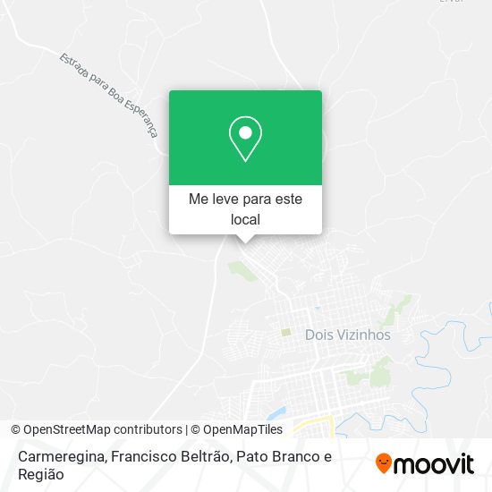 Carmeregina mapa