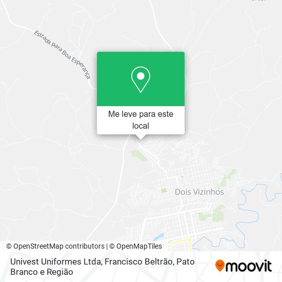 Univest Uniformes Ltda mapa
